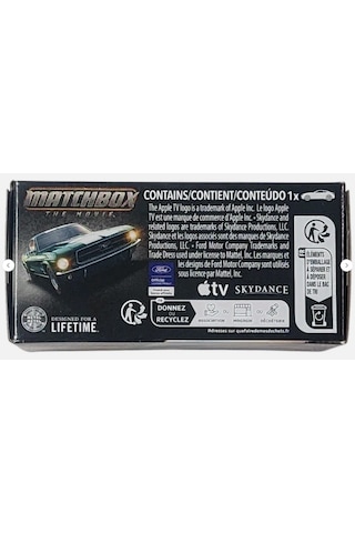 Matchbox The Movie 1968 Ford Mustang Fastback Koyu Yeşil