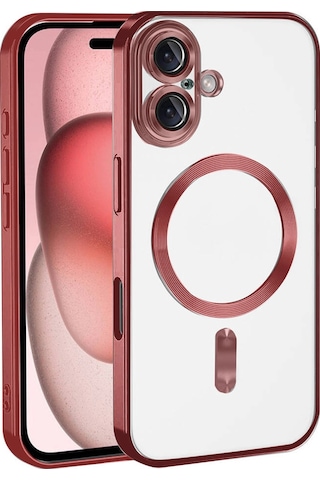 Apple, Uyumlu iPhone 17 Kross Magneticsafe Kapak Kırmızı