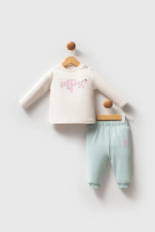 U.S. Polo Assn. U.s.polo Assn Kız Bebek 3lü Takım - Ekru Ekru