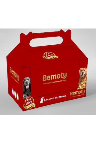 Bemoty Karışık Lezzetler Kuzu - Biftekli Yetişkin Köpek Konservesi 6 x 415 G