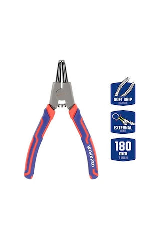 Workpro Wp231151 180mm Cr-v Eğri Uçlu Yaylı Profesyonel Dış Segm