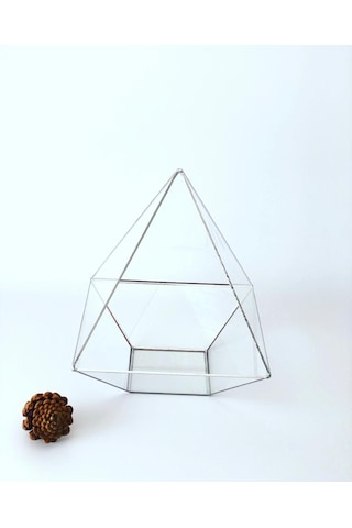 Dekoratif Cam Fanus - Geometrik Cam Fanus - Teraryum Cam Fanus (489241142)