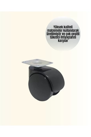 Hepsi Masa Ve Koltuk İçin Kilitsiz Tekerlek Seti 6 Cm Najmaddin Diğer
