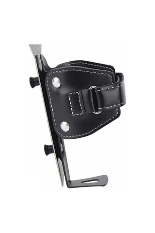 Dancemonkey Odı İnek Derisi Şişe Kafesi Montajlı Su Şişesi Tutucu, Vidalı - Siyah Acid Yeşili