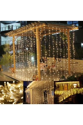 2 x 2 Metre 320 Led 8 Fonskiyonlu Dekoratif Led Günışığı Perde