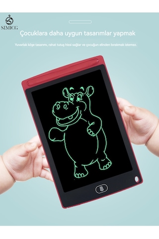 10 İnç Lcd El Yazısı Tableti Lcd Elektronik Renkli Ekran Yüksek Parlaklık Beyaz