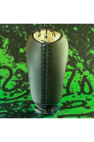 Duster Logan Sandero Siyah Deri Dikişli Kapak Vites Topuzu