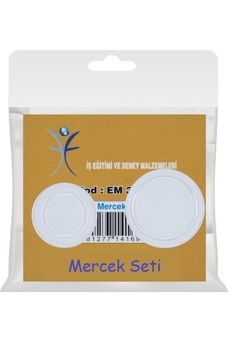 Optik Mini Mercek Seti 2'li Set Büyük ve Küçük 3cm ve 4cm Plastik