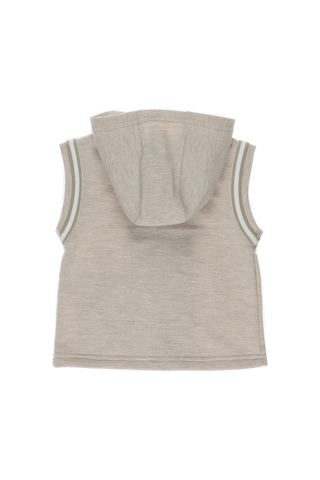 Panço Erkek Çocuk Kapüşonlu Yelek Bej 2311Bb23002-810 001