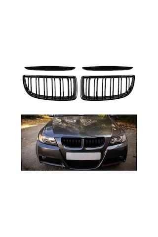 Bmw E90 Sedan Ön Panjur Izgara Piano Black 2005-2008