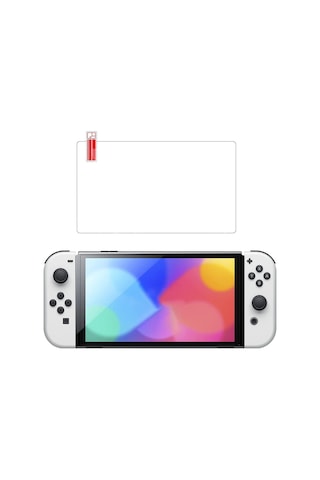 Pg-sw100 Switch Oled Temperli Hd Ekran Koruyucu Parmak İzi Ve Yağ Kirliliği Önleyici