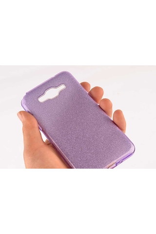 Samsung Uyumlu Galaxy J2 Prime Kılıf Zore Shining Silikon Siyah