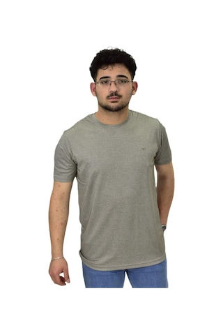 Raymons Erkek Sıfıryaka Düz Merserize Tişört T6034 Bgl-st04527 Haki
