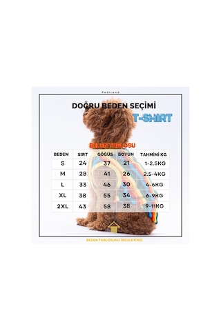 Renkli Çizgili Kedi Köpek Tişörtü - Kedi Köpek Kıyafeti