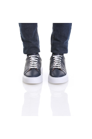 Hatemoğlu Lacivert Casual Bağcıklı Deri Sneakers 13213023c012 005 Lacivert