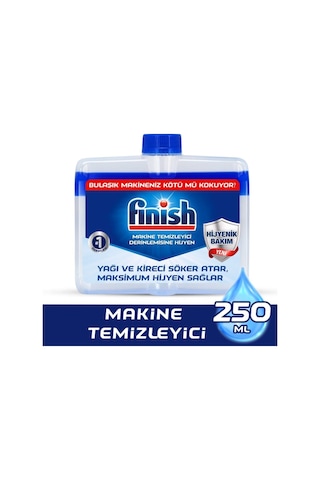 Finish Bulaşık Makinesi Temizleyici 4 x 250 ML + Finish Limonlu Bulaşık Makinesi Temizleyici Sıvı 4 x 250 ML