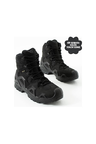 Single Sword Su Geçirmez Kışlık Asker&polis&outdoor Kısa Taktik Bot Ve Postal Ss611 Siyah