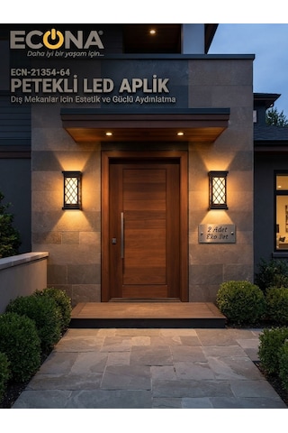 2 Adet Eco Set--modern Dekoratif Petekli Duvar Aplik 3000k Günüşığı 24w Dış Ve İç Mekan Aydınlatmaaydınlatma Armatürü Glop Led Avize Aplik Balkon Bahçe Banyo Duvar Koridor Lambası Led Günışığı