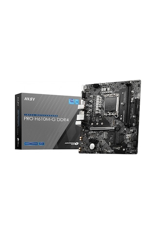 MSI PRO H610M-G Intel H610 3200 MHz DDR4 Soket 1700 mATX Anakart