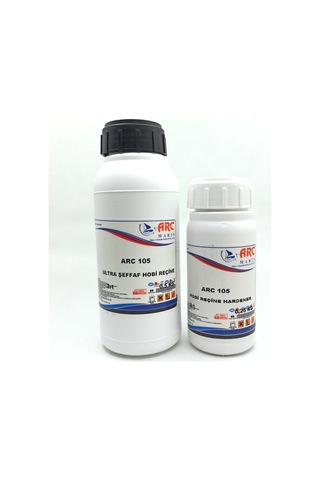 Arc105 Ultra Şeffaf Hobi Epoksi Seti 075 Kg Set