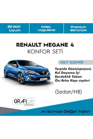 Renault Megane 4 Konfor Seti - Araç Ses Giderici Kumaş Kaplama