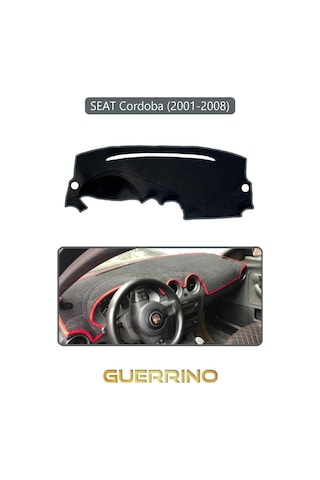 Seat Cordoba 2001-2008 Torpido Koruma Halısı Gri Kenar