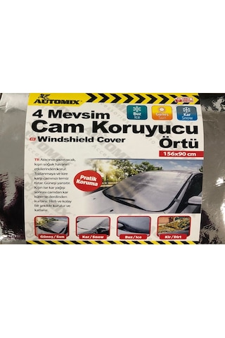 Oto Ön Cam Koruyucu Örtü Güçlü Koruma 156 90 Cm Metalize