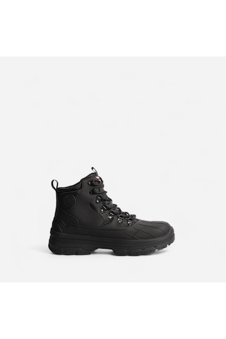 Hunter Mens Explorer Duck Boot Erkek Siyah Kısa Bot Mfs1000ptp-blk Siyah