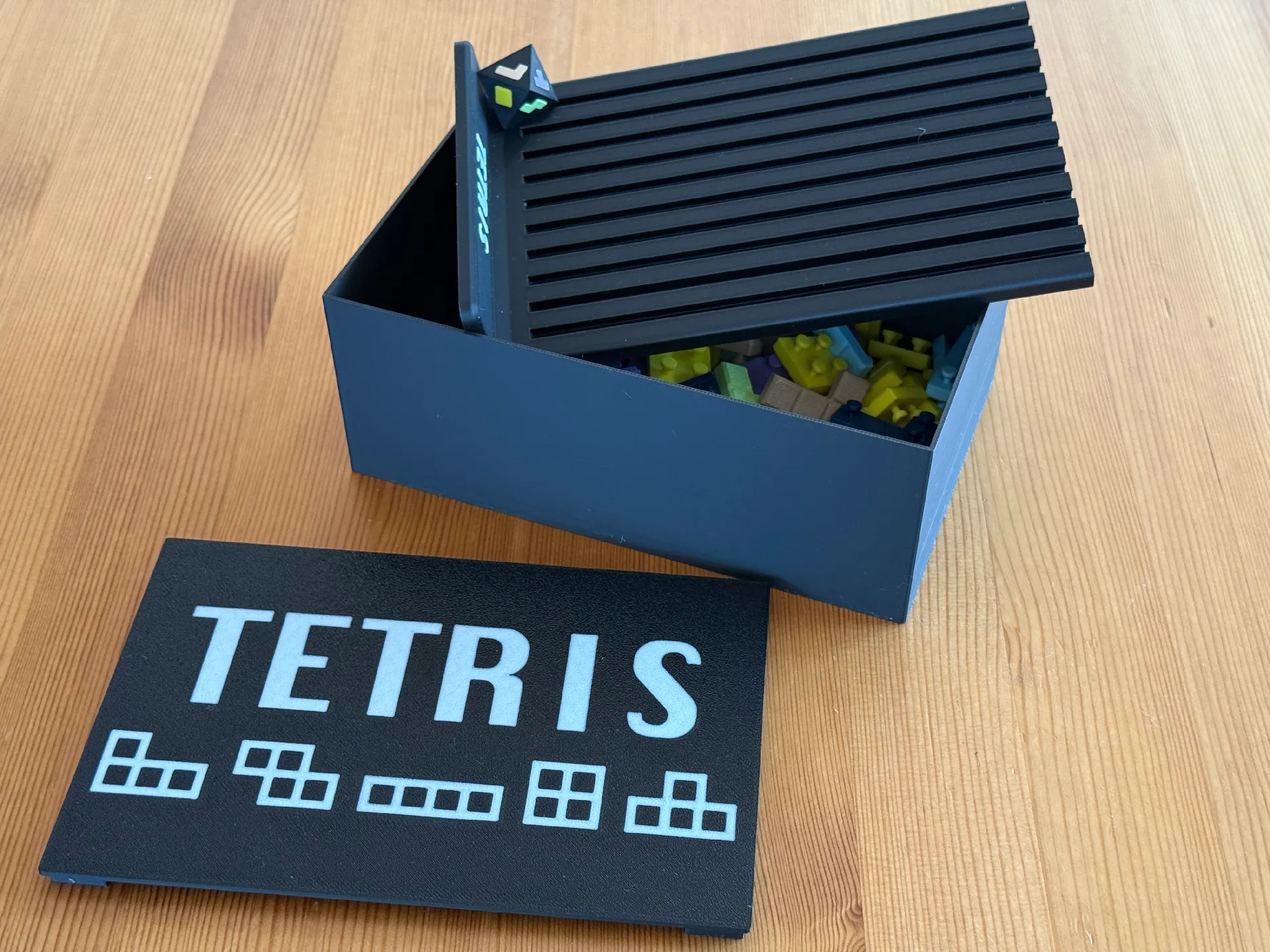 3d Baskı Mekanik Tetris Zekâ Ve Strateji Oyunu - Taşınabilir Seyahat Boy Plastik
