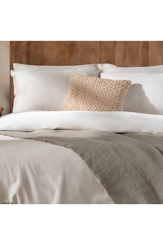 Bambu Çift Kişilik Nevresim Takımı 200x220 Cm Acı Kahverengi