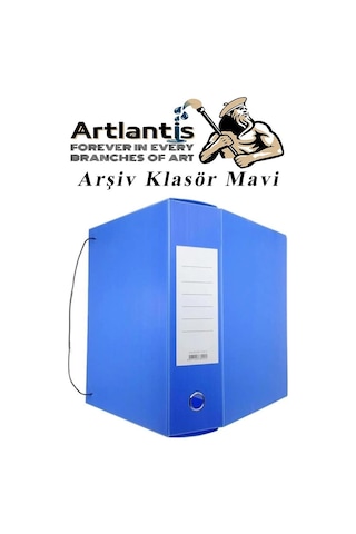 Mavi Arşiv Ve Proje Kutusu 29x36x15cm 1 Adet Arşiv Klasörü Lastikli Plastik Arşiv Klasörü Büro Okul Sınıf Mavi