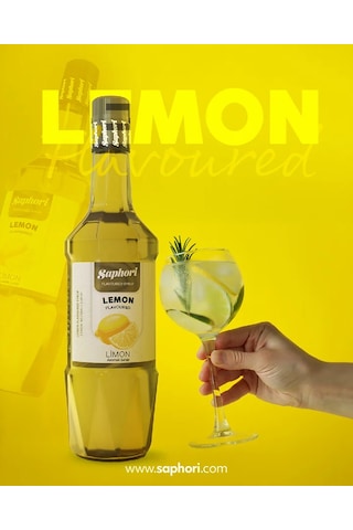 Saphori Limon Aromalı Kokteyl Şurubu 700 Ml