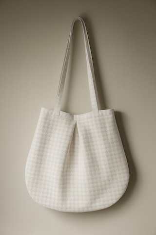 Yunusoğlu Home Bej Çok Amaçlı Premium Oversize Kazayağı Orta Boy Kanvas Kadın El Ve Omuz Çantası Bej Kazayağı