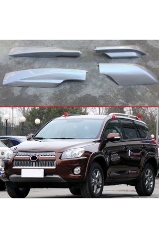 Toyota Uyumlu Rav 4 Tavan Çıtası 2006 2012 Silver Gri