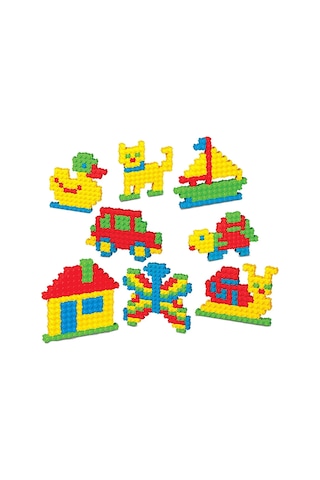 Think Master Master Tiktak Bloklar 8 Renk Eğitici Ve Çıt Çıt Oyuncak 250 Parça