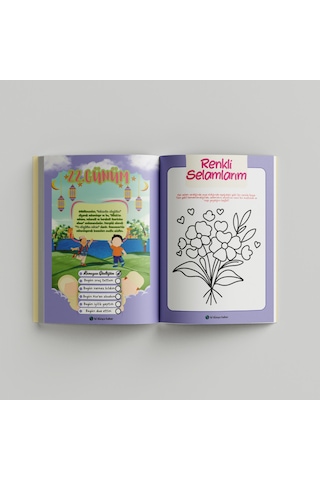 Çocuklar İçin Ramazan Ajandası Mavi Kapak Mavi