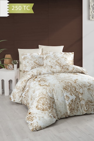 Varol 250 Tc Bambu Karışımlı Pamuk Saten Nevresim Takımı Family Size - Sante Çok Renkli