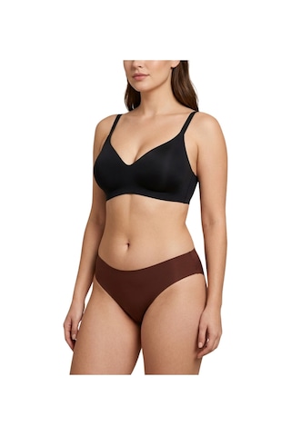 Alya Underwear Basic Lazer Kesim Kadın Bikini Külot Dikişsiz Kadın Slip - Ultra Esnek Ve Rahat 6'lı Paket Kiremit - Kahve - Lacivert