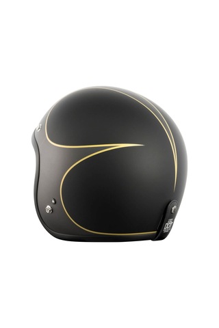 Torc T-50 Del Mar Hardy Açık Motosiklet Kaskı Mat Siyah Gri