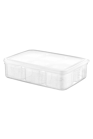 Klassy Line Saklama Seti 6+1 2,30 Lt +0,25 Lt 6 Lı Kahvaltılık Orta Boy Şeffaf
