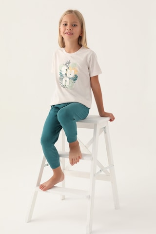 Arnetta Sun Bej Kız Çocuk Pijama Takımı 5274-42695 Krem Melanj