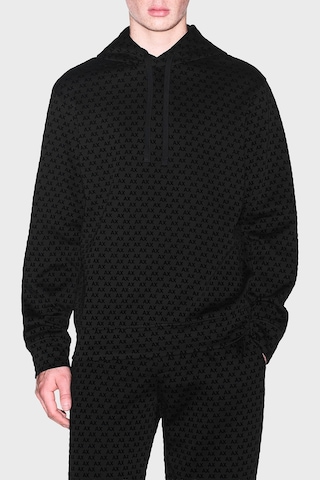 Armani Exchange Logolu Pamuklu Regular Fit Kapüşonlu Sweat Erkek Sweat Xm002903 Af10818 Uc001 Siyah