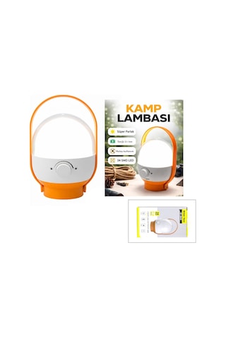 Silver Toss St-5661 34 Led Kamp Lambası Ve Fener - Usb Şarjlı, Ayarlanabilir Işık, 4.8w Ve 2400 Mah