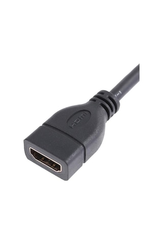 Lunatic 8446 Hdmi Dişi Erkek Uzatma 90 Derece Dirsek Çevirici Dönüştürücü Kablosu
