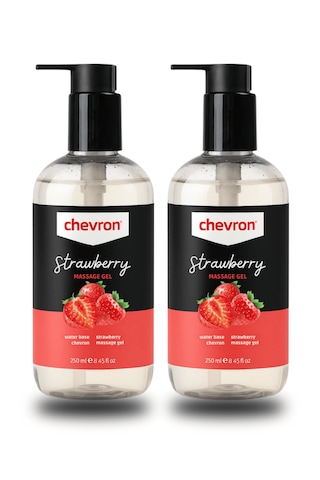 Chevron Çilek Aromalı Kayganlaştırıcı Jel 2 x 250 ML