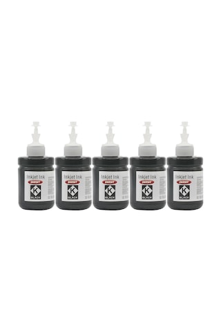 Ekoset Epson M100 M105 M200 Uyumlu Mürekkep 140 ML 5'li Set