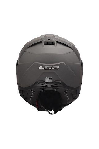 Ls2 Advant 2 Mat Concrete Kask Siyah Vizör + Şeffaf Vizör Çok Renkli