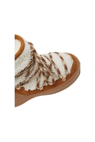 Ma03-whisky/off White Bot Kar Kadın 80d2480020-ma03 Moon Boot Luna Boot Shearling Whisky/off Wh Çok Renkli