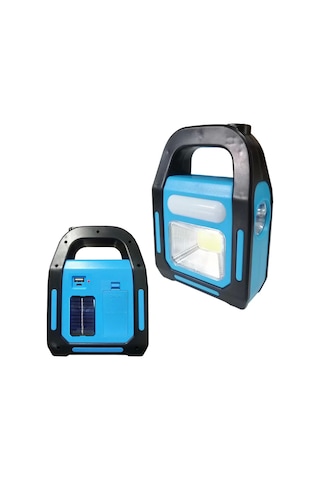 KAMP LAMBASI ACİL DURUM IŞIĞI ŞARJLI LED+COB SOLAR GOLD ORION OR Altın