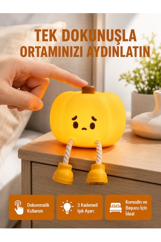 Silikon Pumpkin Night Light Telefon Tutuculu Led Lamba Yeni Nesil Diğer